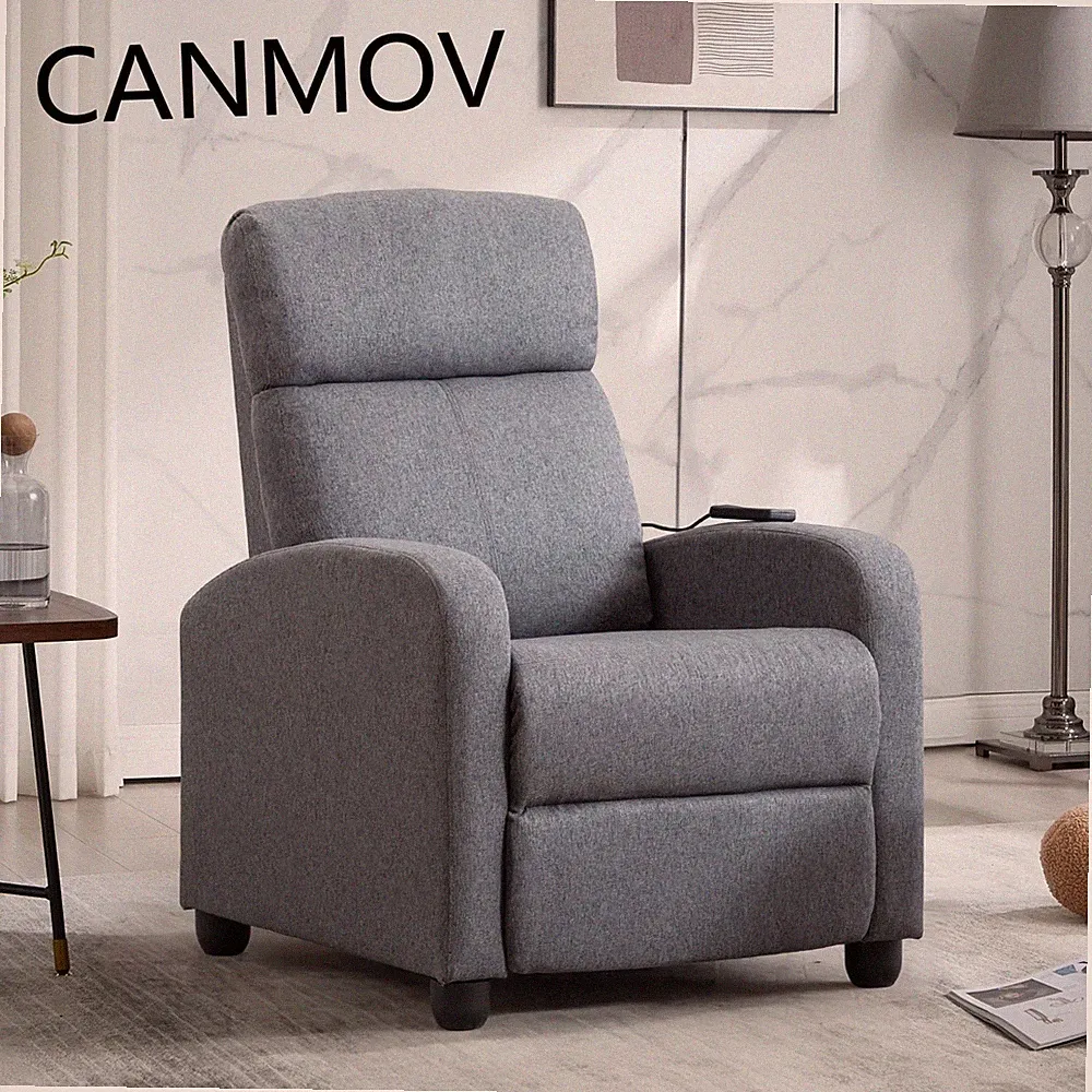 CANMOV Fabric Recliner Chair for Living Room,Home Theater Seating