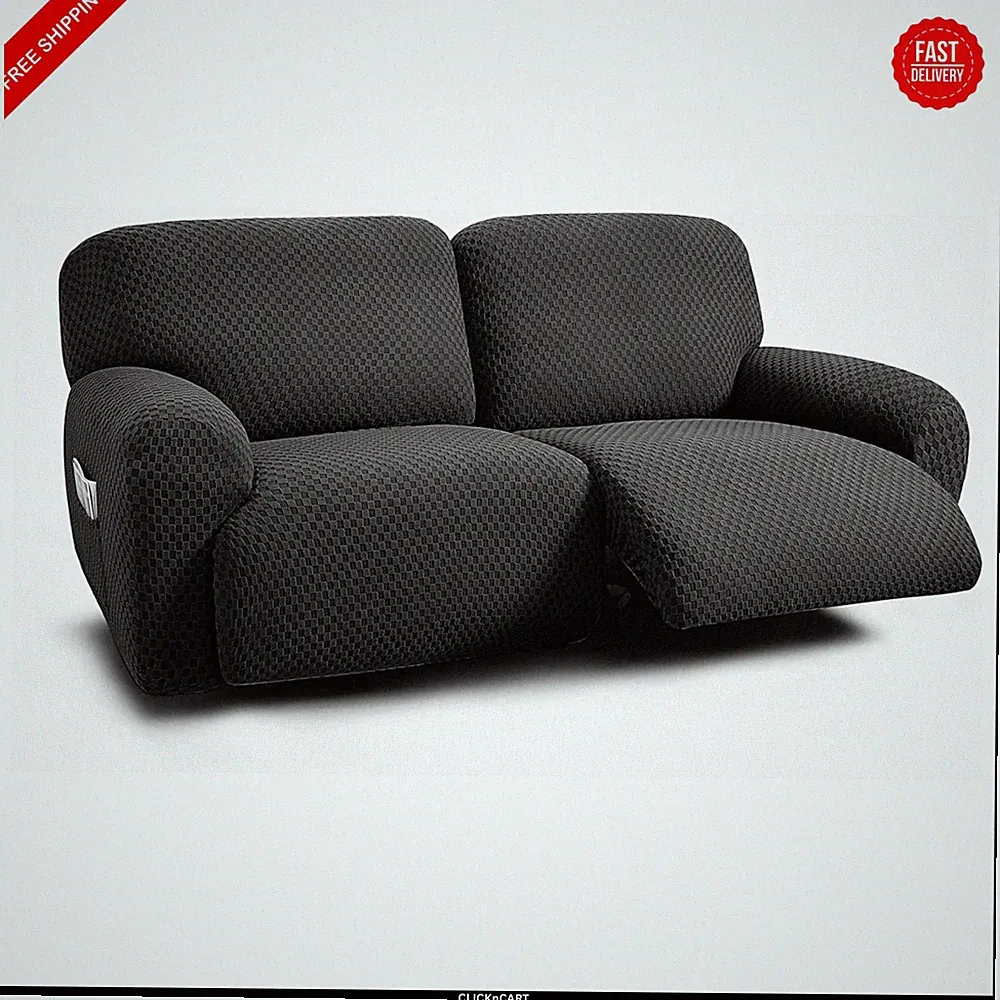 Extra Wide 75" - 100", Reclining 2 Seater Sofa Slipcover, Extra Wide Reclining